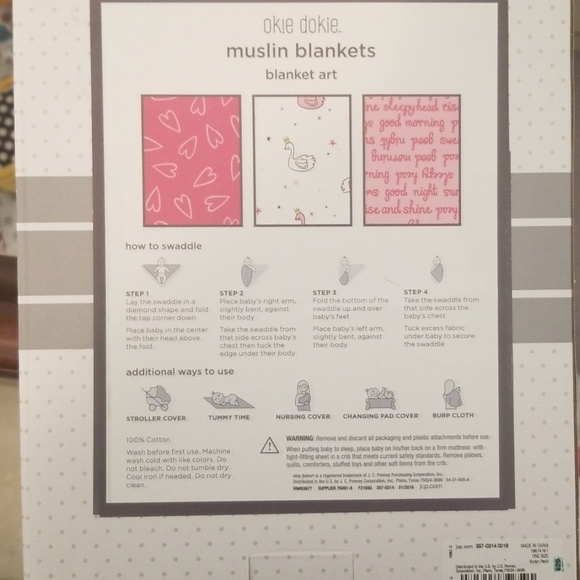 okie dokie muslin blankets